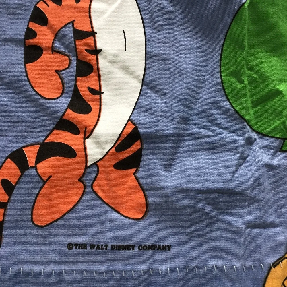 2 Vtg Sears Winnie The Pooh Pinch Pleat Curtains Drapes 38 x 60 Balloons READ